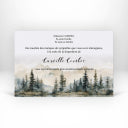 Personnalisé : Paysage lac de montagne aquarelle