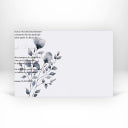 Personnalisé : Bouquet gris peint à la main