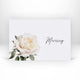 Personnalisé : Rose blanche aquarelle